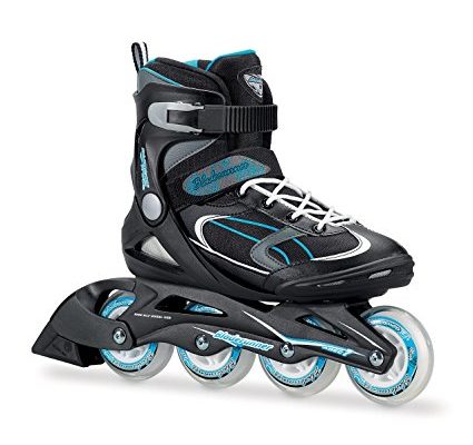 Bladerunner by Rollerblade Advantage Pro XT Women’s Adult Fitness Inline Skate, Black and Light Blue, Inline Skates Review