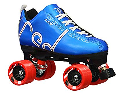 New! Labeda Voodoo U3 Quad Roller Speed Skates Customized Blue Skate w/ Red Dart Wheels! Review