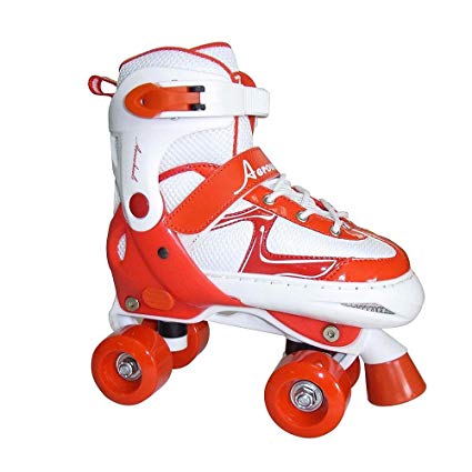 Aerowheels Youth Adjustable Quad Skates Sizes J10-13