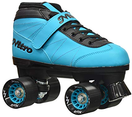 Epic Skates 2016 Epic Nitro Turbo 1 Indoor/Outdoor Quad Speed Roller Skates, Blue