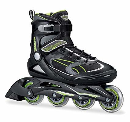 Bladerunner by Rollerblade Advantage Pro XT Men’s Adult Fitness Inline Skate, Black and Green, Inline Skates Review