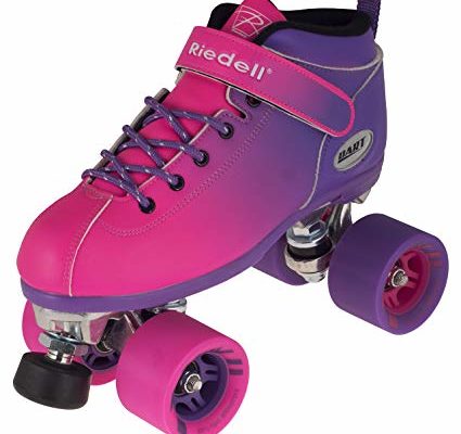 Riedell New Dart 2 Tone Purple & Pink Ombre Quad Roller Speed Skate Youth & Adult Sizes! Review