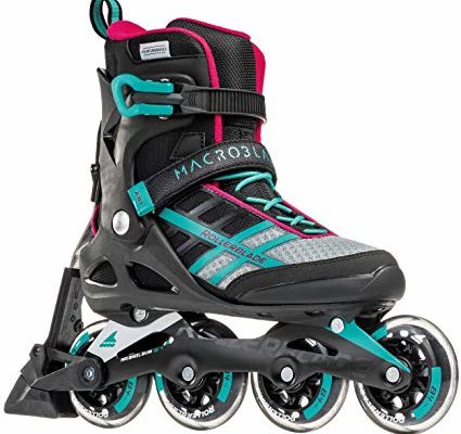 Rollerblade Macroblade 84 ABT Women’s Adult Fitness Inline Skate, Emerald Green and Cherry, Performance Inline Skates Review