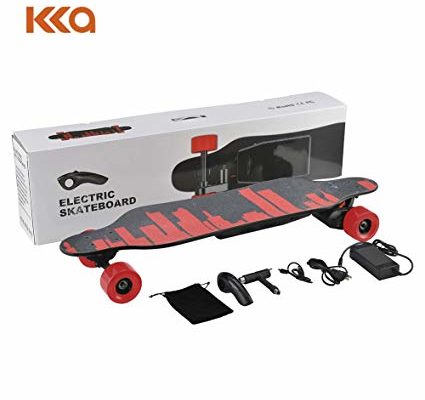 KKA Electric Skateboard Longboard, 480W Belt Motor,LI-PO Battery,Max Speed 18 Mph,36V 4.4Ah With USB Review
