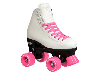Riedell RW Wave Girls Skates - Riedell RW Wave Kids Pink Quad Roller Skates