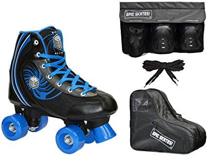 New! Epic Rock Candy Quad Roller Skate 4Pc. Bundle w/Skate Bag & Safety Pads Review