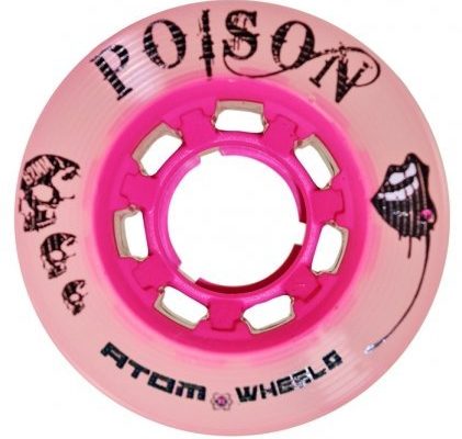 Atom Poison Pink Roller Derby Skate Wheels W/ Bonus Devaskation Bag Review