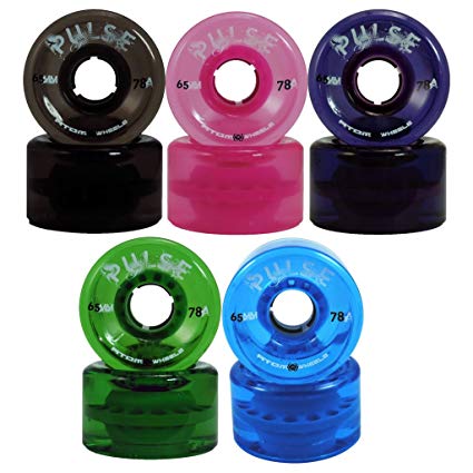 ATOM Pulse Outdoor Quad Skating Wheels Blue