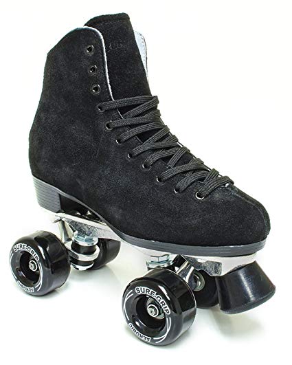 Sure-Grip 1300 Black suede roller skates